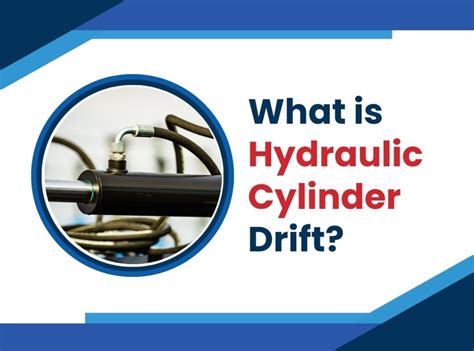 mini excavator main cylinder drift|hydraulic cylinder drift test.